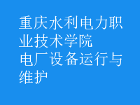 電廠設(shè)備運行與維護