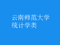 統(tǒng)計(jì)學(xué)類