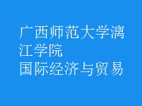 國際經濟與貿易