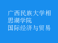 國際經濟與貿易