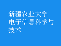 電子信息科學(xué)與技術(shù)