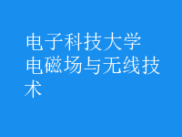 電磁場(chǎng)與無(wú)線技術(shù)