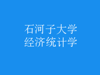 經(jīng)濟統(tǒng)計學