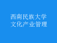 文化產(chǎn)業(yè)管理