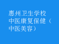 中醫(yī)康復保?。ㄖ嗅t(yī)美容）