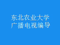 廣播電視編導(dǎo)